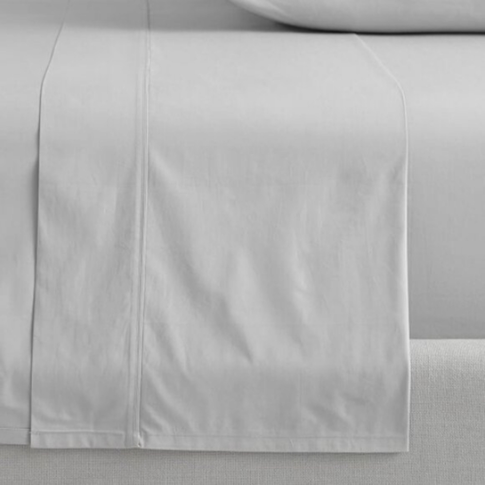 Pottery Barn Organic Cotton 400 TC Percale Gray Mist